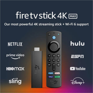 Amazon Fire TV Stick 4K Max Streaming Device, Wi-Fi 6, Alexa Voice Remote (Includes TV Controls)