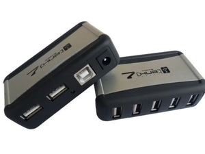 7 Port USB 2.0 HUB High Speed USB Splitter Charger